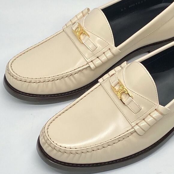 Celine Luco Triomphe in polished bull loafers size 39 - Picture 6 of 14